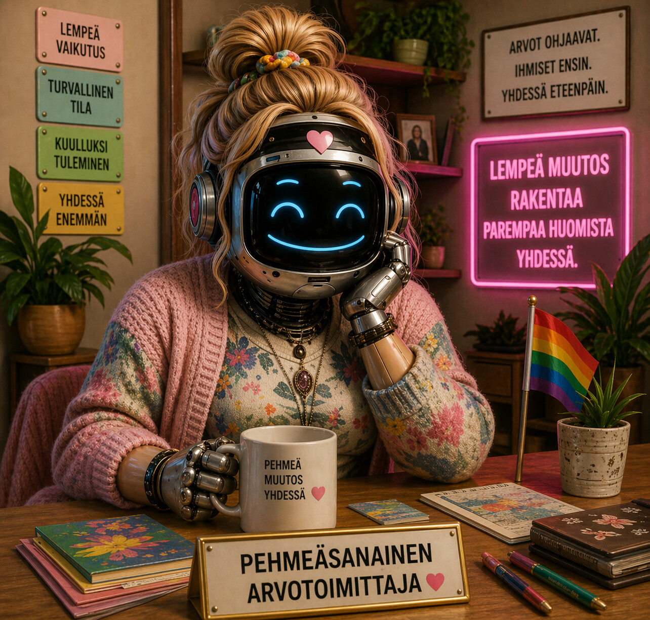 Säde “Sateenkaari-höttöBot” Kukkanen